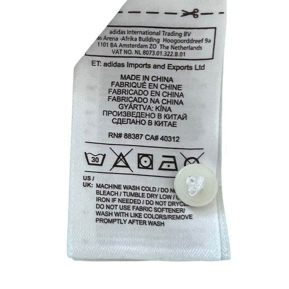 ADIDAS Clima Cool Womens Sz M Short Ruched Sleeve Golf/Activewear Top - Picture 8 of 9